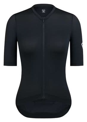 Kurzarm Trikot für Damen Rapha Pro Team Training Schwarz