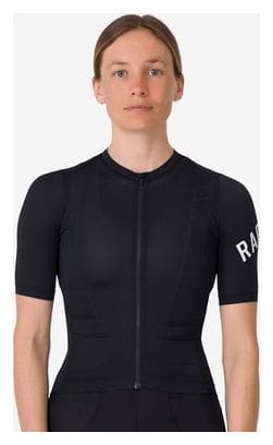 Kurzarm Trikot für Damen Rapha Pro Team Training Schwarz