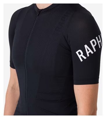 Kurzarm Trikot für Damen Rapha Pro Team Training Schwarz