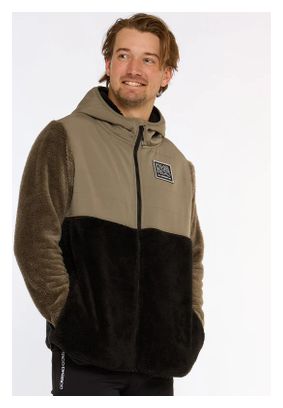 Dharco Sherpa Giacca termica nero marrone 