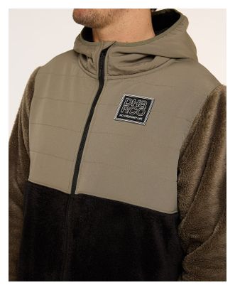 Dharco Sherpa Giacca termica nero marrone 