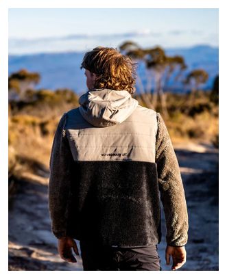 Dharco Sherpa Giacca termica nero marrone 
