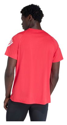 Maglia a maniche corte adidas adi365 Climacool rossa da uomo