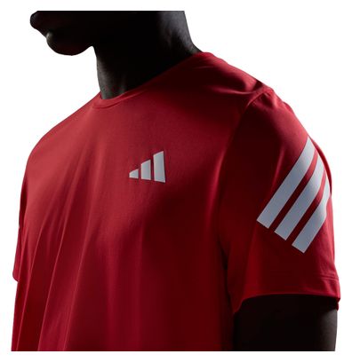 Maglia a maniche corte adidas adi365 Climacool rossa da uomo