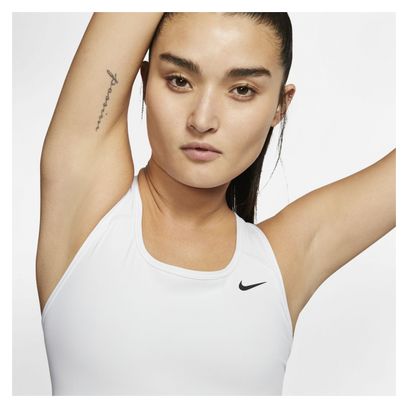 Sujetador deportivo Nike Swoosh blanco mujer