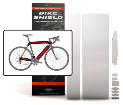 BIKESHIELD Protection pour Cadre Mat FULLPACK