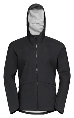 Veste Imperméable Odlo Ride Easy Waterproof Noir 