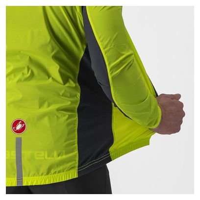 Veste Castelli Squadra Stretch lime Jaune / Gris foncé