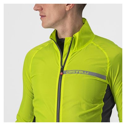 Veste Castelli Squadra Stretch lime Jaune / Gris foncé