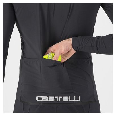 Castelli Squadra Stretch Jacket Yellow / Dark Grey