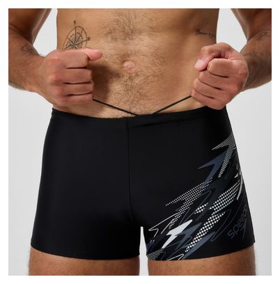 Boxer de baño para hombre Medley Logo Gris/Negro