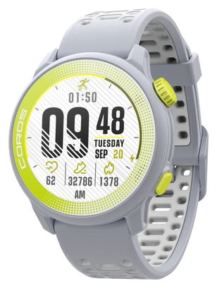 Montre GPS Coros Pace 2 Gris Jaune Édition Limitée Molly Seidel