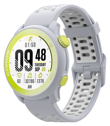 Montre GPS Coros Pace 2 Gris Jaune Édition Limitée Molly Seidel