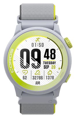 Reloj GPS Coros Pace 2 Edición Molly Seidel Gris Verde