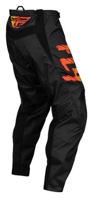 Pantaloni da bambino Fly Racing Fly F-16 Nero / Giallo / Arancione