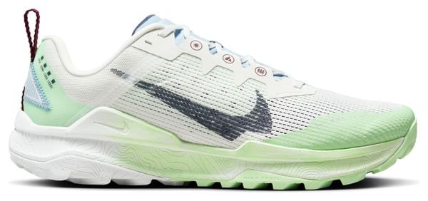 Chaussures de Trail Nike React Wildhorse 8 Blanc Vert