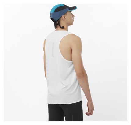 Salomon Sense Aero Graphic Tank Top Weiß Herren