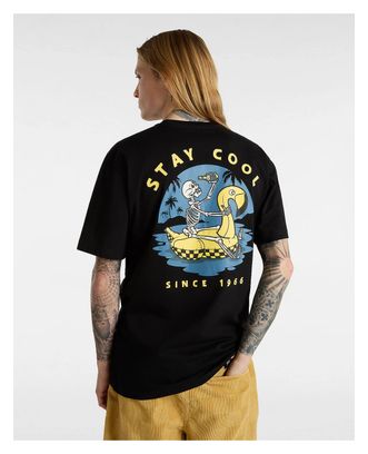 Camiseta Vans Stay Cool Negra / Azul