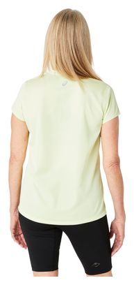 Maglia a maniche corte Asics Fujitrail Logo Green Donna