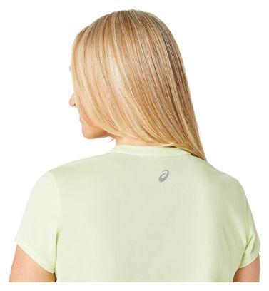 Maglia a maniche corte Asics Fujitrail Logo Green Donna