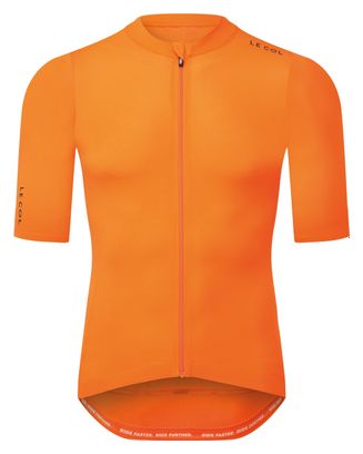 Le Col Pro Lightweight Orange Short Sleeve Jersey