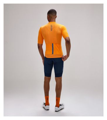 Le Col Pro Lightweight Orange Short Sleeve Jersey