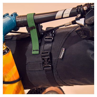 Miss Grape Tendril 10.7 Waterproof 17L Handlebar Bag Black
