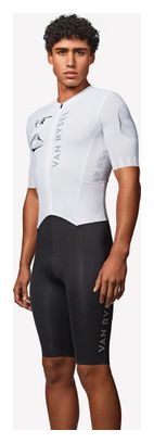 Tuta da ciclismo Van Rysel RCR-R Racer 2 nero/bianco da uomo