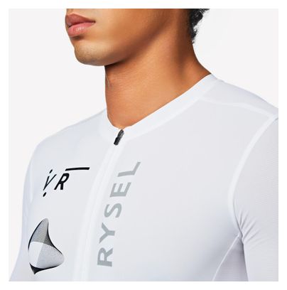 Tuta da ciclismo Van Rysel RCR-R Racer 2 nero/bianco da uomo
