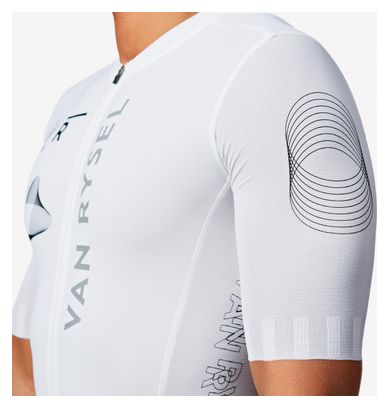 Tuta da ciclismo Van Rysel RCR-R Racer 2 nero/bianco da uomo