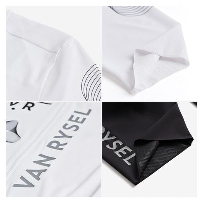 Tuta da ciclismo Van Rysel RCR-R Racer 2 nero/bianco da uomo