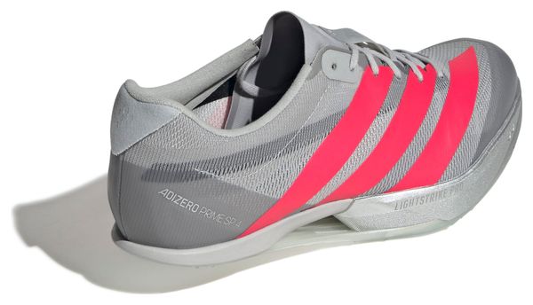 Adidas Performance Adizero Prime SP 4 Grigio/Rosso Scarpe da atletica leggera Unisex