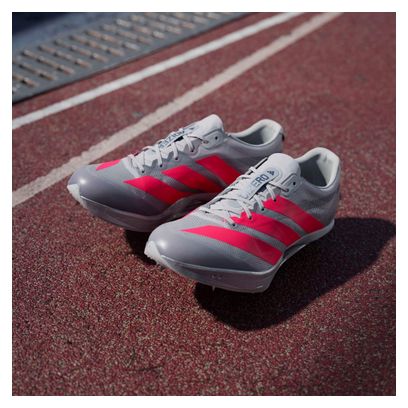 Adidas Performance Adizero Prime SP 4 Grigio/Rosso Scarpe da atletica leggera Unisex