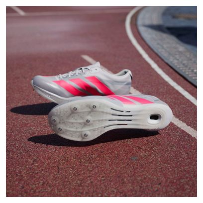 Adidas Performance Adizero Prime SP 4 Grigio/Rosso Scarpe da atletica leggera Unisex
