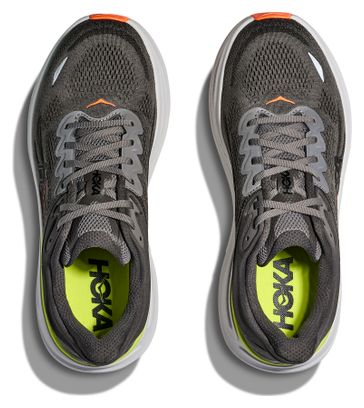 Hoka Bondi 9 Grijs/Oranje Heren Hardloopschoenen