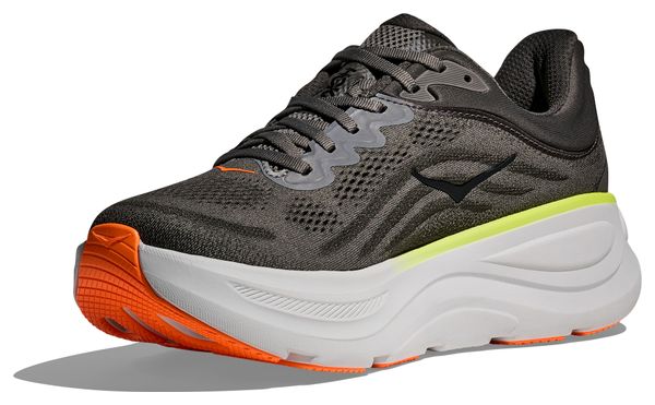 Hoka Bondi 9 Grijs/Oranje Heren Hardloopschoenen