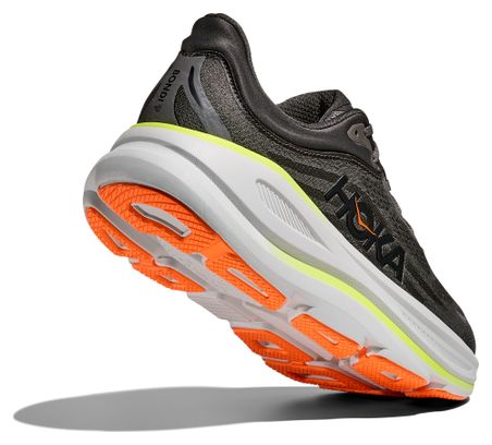 Hoka Bondi 9 Grijs/Oranje Heren Hardloopschoenen