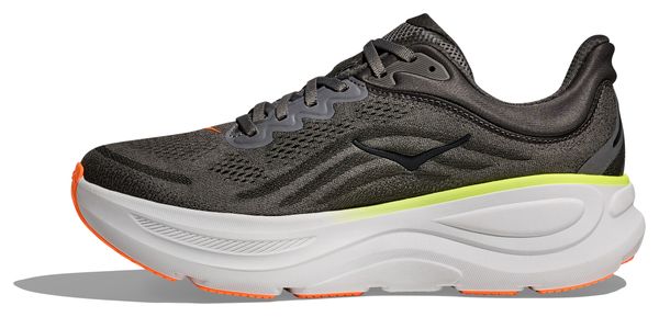 Hoka Bondi 9 Grijs/Oranje Heren Hardloopschoenen
