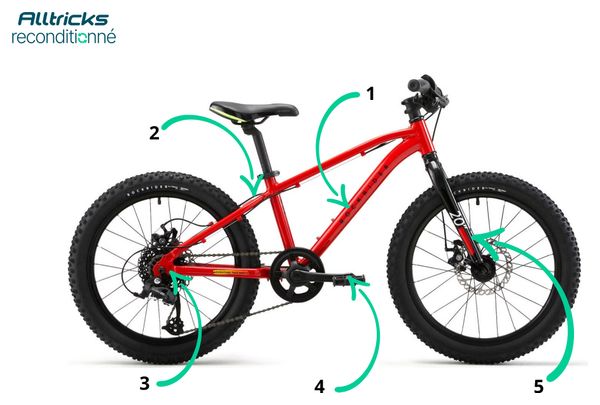 Rockrider Explore 900R 20'' children's mountain bike 6-9 years Red