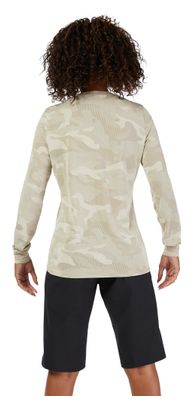 Maglia Fox Ranger Tru Dri Beige a maniche lunghe da donna
