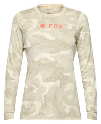 Maglia Fox Ranger Tru Dri Beige a maniche lunghe da donna