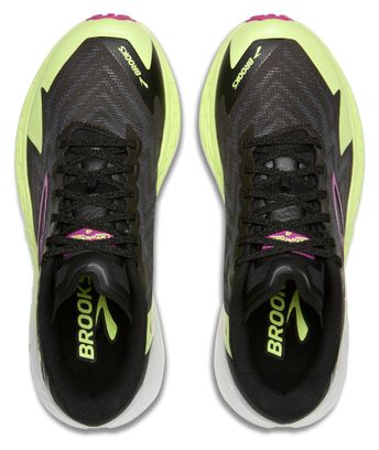 Chaussures Trail Brooks Catamount 4 Noir/Jaune/Rose Femme