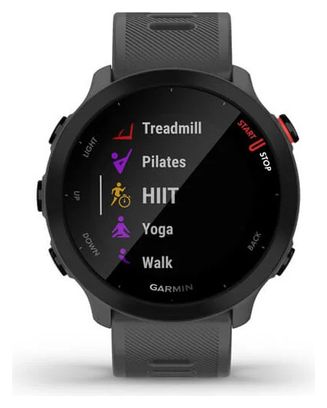 Garmin Forerunner 55 GPS-Uhr Monterra Grau