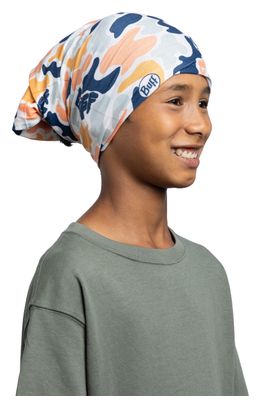 Scaldacollo Buff CoolNet UV blu/arancione per bambini