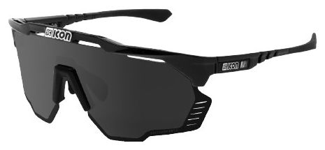 SCICON Aeroshade Kunken Glossy Black / Gray Mirror Goggles