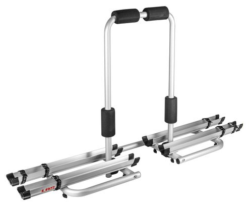 Eufab Platform Bike Rack - 2 Bikes Black Silver