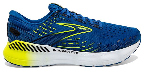 Brooks Glycerin GTS 20 Running Shoes Blue Yellow