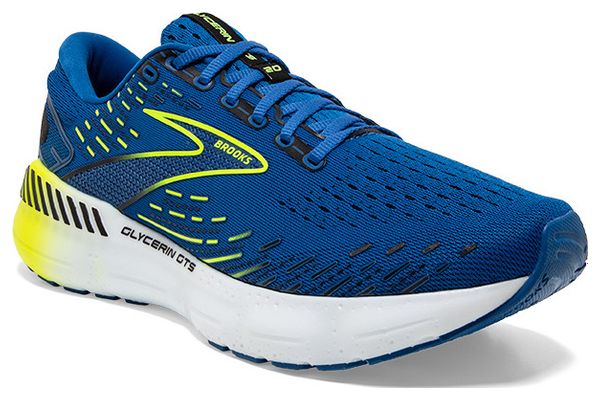 Brooks Glycerin GTS 20 Hardloopschoenen Blauw Geel 43