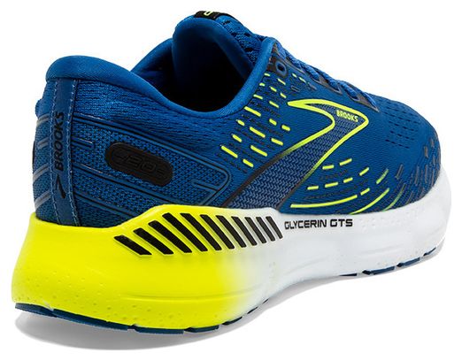 Brooks Glycerin GTS 20 Hardloopschoenen Blauw Geel 43