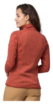 Damen Patagonia Better Sweater Fleecejacke Rot